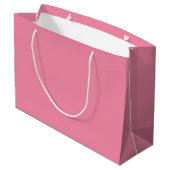 Zachte Flamingo Roze Grote Gift Bag Groot Cadeauzakje (Achterkant Gekanteld)