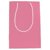 Zachte Flamingo Roze Medium Gift Bag Cadeauzakje (Voorkant)
