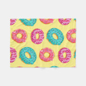 Zachte Fleece Deken met Lief Donut Motief (Voorkant (Horizontaal))