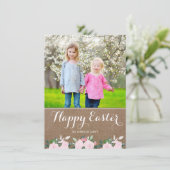 Zachte flessen Burlap | Pasfoto Feestdagenkaart (Staand voorkant)