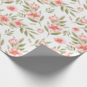 Zachte Floral Cadeaupapier (Hoek)