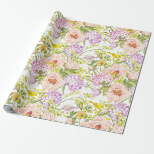 Zachte Floral Cadeaupapier