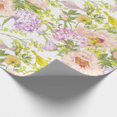 Zachte Floral Cadeaupapier (Hoek)