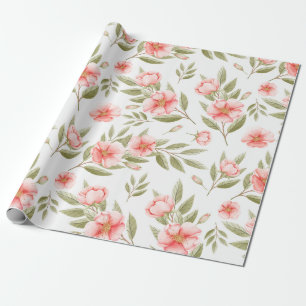 Zachte Floral Cadeaupapier