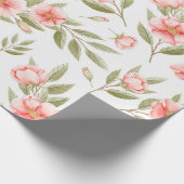 Zachte Floral Cadeaupapier (Hoek)