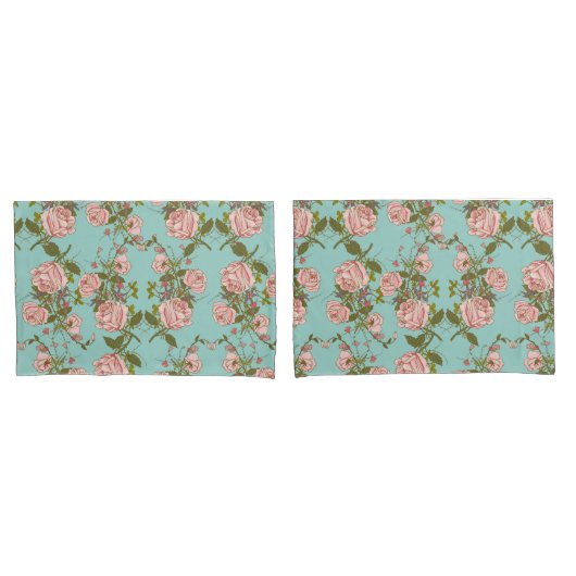 Zachte Floral Kussensloop (Voorkant-Set)