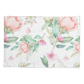 Zachte Floral Kussensloop (Achterkant-Links)