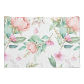 Zachte Floral Kussensloop (Achterkant-Rechts)