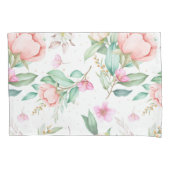 Zachte Floral Kussensloop (Voorkant-Links)