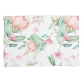 Zachte Floral Kussensloop (Voorkant-Rechts)