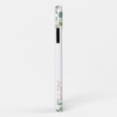 Zachte Floral met bladeren en kleine boedende bloe Case-Mate iPhone Case (Achterkant/rechts)