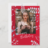 Zachte florale lijst, zeemijlen kaart (Voorkant)