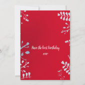 Zachte florale lijst, zeemijlen kaart (Achterkant)