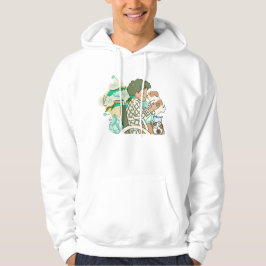 Zachte Fluisteringen van Groen en Hondenliefde Hoodie