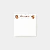 Zachte Fluweelbloem Bloem Naam Post-it® Notes (Voorkant)