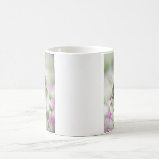 Zachte focus bij koffiemok (Center)