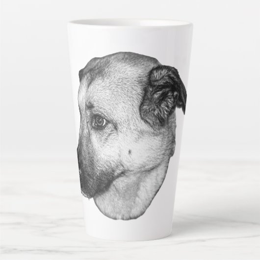 Zachte foto, ochtendmok latte mok (Voorkant)