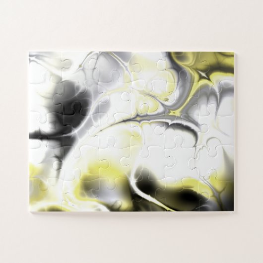 zachte fractal 4 legpuzzel (Horizontaal)