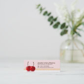 Zachte fruittelers met dunne visitekaartje (Staand voorkant)