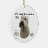 Zachte gecoate tarwedrager Geschiedenis Ontwerp Keramisch Ornament (Rechts)