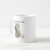 Zachte gecoate tarwedrager Geschiedenis Ontwerp Koffiemok (Voorkant links)