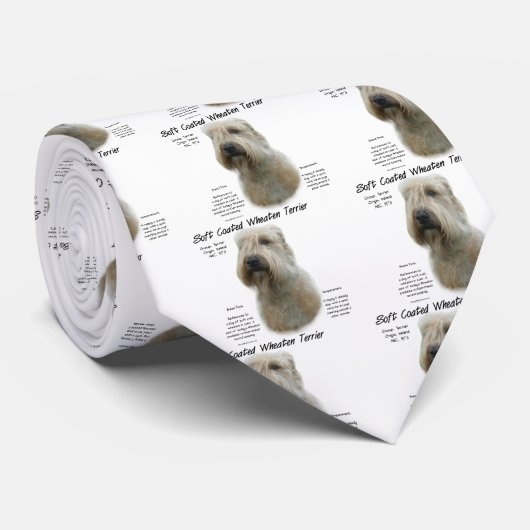 Zachte gecoate tarwedrager Geschiedenis Ontwerp Stropdas (Opgerold)