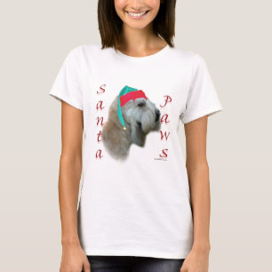 Zachte gecoate tarwedrager Santa Paws T-shirt