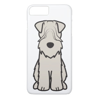Zachte Gecoate Wheaten Terrier Honden Cartoon iPhone 8/7 Plus Hoesje