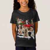 Zachte gecoate Wheaten Terrier Rode Vrachtwagen Ke T-shirt (Voorkant)