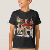 Zachte gecoate Wheaten Terrier Rode Vrachtwagen Ke T-shirt (Voorkant)