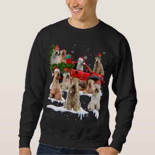 Zachte gecoate Wheaten Terrier Rode Vrachtwagen Ke Trui