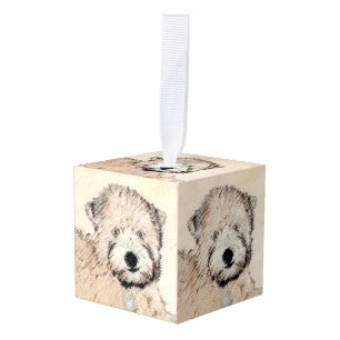 Zachte gecoate Wheaten Terrier schilderij Originel Decoratie