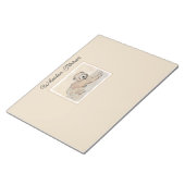 Zachte gecoate Wheaten Terrier schilderij Originel Notitieblok (Schuin)