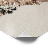 Zachte gecoate Wheaten Terrier schilderij Originel Perfect Poster (Hoek)