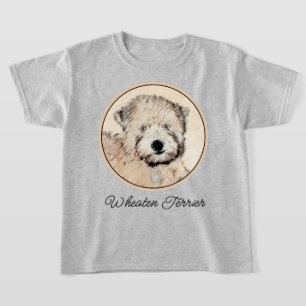 Zachte gecoate Wheaten Terrier schilderij Originel T-shirt