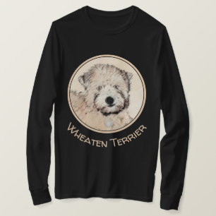 Zachte gecoate Wheaten Terrier schilderij Originel T-shirt