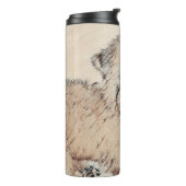 Zachte gecoate Wheaten Terrier schilderij Originel Thermosbeker (Gedraaid links)