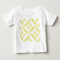 Zachte Geel Geometrische Art Deco