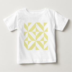 Zachte Geel Geometrische Art Deco