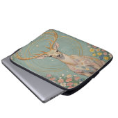 Zachte geest: een pastelhert laptop sleeve (Voorkant onderkant)