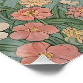 Zachte geest: een pastelhert perfect poster (Hoek)