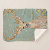 Zachte geest: een pastelhert sherpa deken (Voorkant (horizontaal))