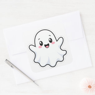 Zachte Geest Halloween Sticker - Griezelen Kawaii 