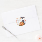 Zachte Geest, Zwarte Kat, Vleermuis Sticker Vel (Envelop)