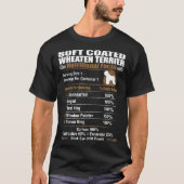 Zachte gekleurde wieltjes Terrier Nutritional Fact T-shirt (Voorkant)