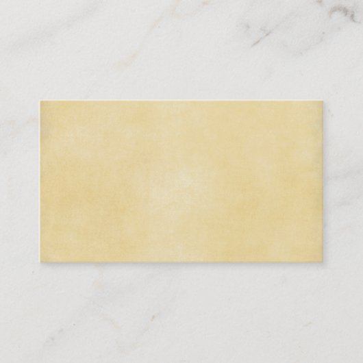 Zachte gele achtergrond visitekaartje (Voorkant)
