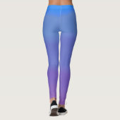 Zachte gemengde kleur Leggings (Achterkant)