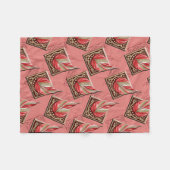 Zachte geometrie fleece deken (Voorkant (Horizontaal))