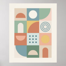 Zachte Geometrie Pastelvormen Pastel Modern