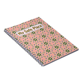 “Zachte Geometrische Bloempatroon | Genezing & Min Notitieboek